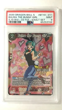 2022 Dragon Ball Super Card Game Fest 2021 Vault Set Bt10-011 Bulma The Bunny Girl PSA
