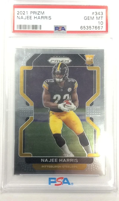 2021 Panini Prizm 343 Najee Harris PSA 10