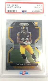 2021 Panini Prizm 343 Najee Harris PSA 10