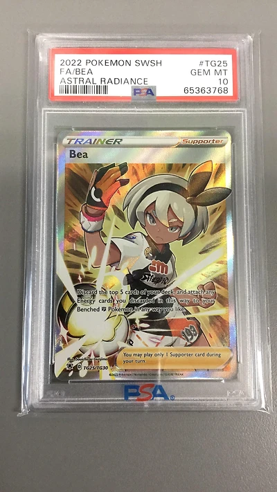 2022 Pokemon Sword & Shield Astral Radiance Tg25 Fa/bea PSA 10