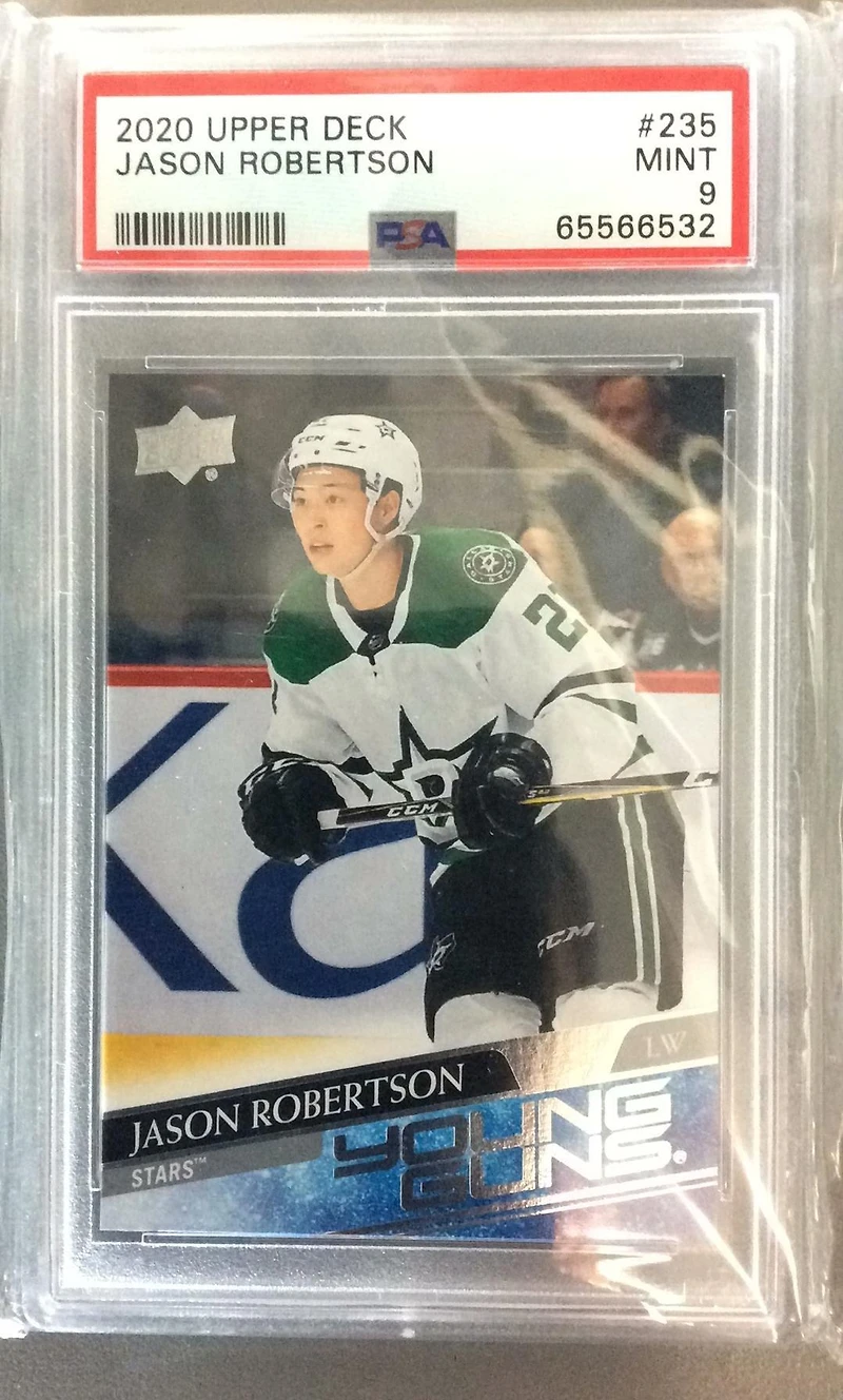 2020 Upper Deck 235 Jason Robertson PSA 9