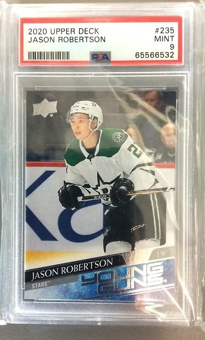 2020 Upper Deck 235 Jason Robertson PSA 9