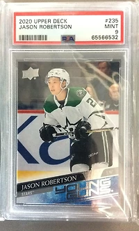 2020 Upper Deck 235 Jason Robertson PSA 9