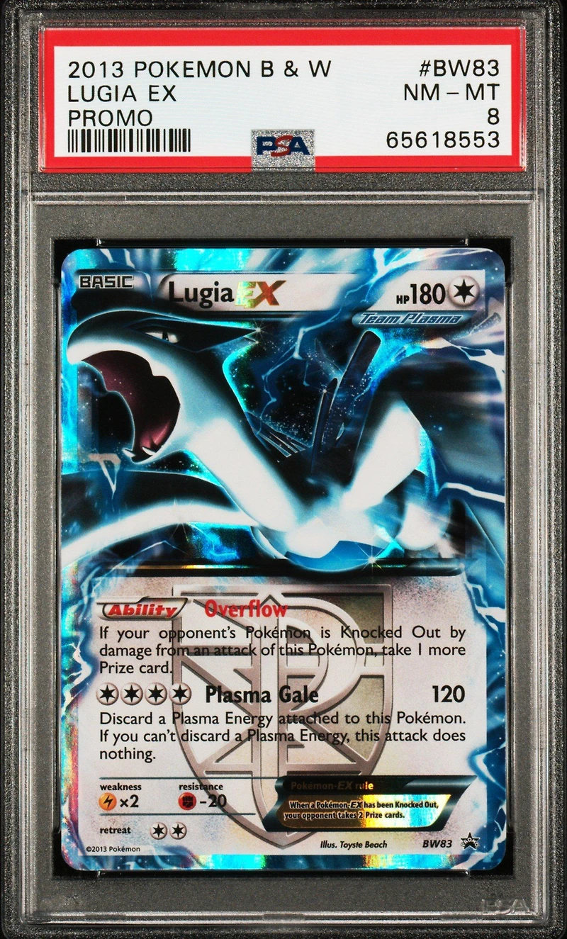 2013 Pokemon Black & White Promo Bw83 Lugia Ex PSA