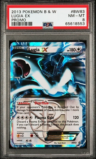2013 Pokemon Black & White Promo Bw83 Lugia Ex PSA
