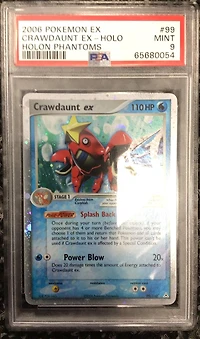 2006 Pokemon Ex Holon Phantoms 99 Crawdaunt Ex-holo PSA