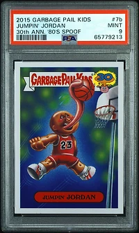 2015 Topps Garbage Pail Kids 30th Anniversary '80's Spoof 7b Jumpin' Jordan PSA 9