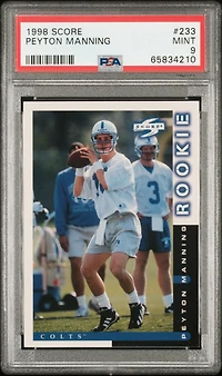 1998 Score 233 Peyton Manning PSA 9