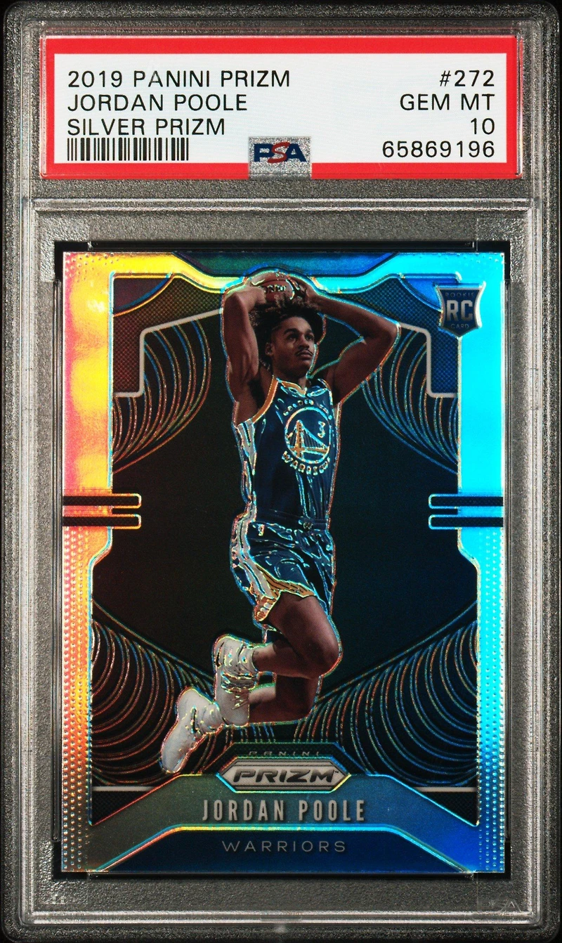 2019 Panini Prizm 272 Jordan Poole PSA 10