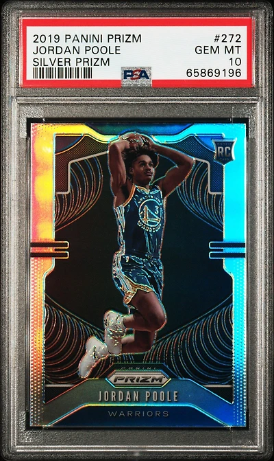 2019 Panini Prizm 272 Jordan Poole PSA 10