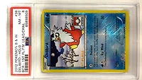 2012 Pokemon Black & White Boundaries Crossed 38 Delibird PSA 8
