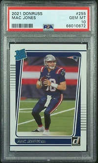 2021 Panini Donruss 255 Mac Jones PSA 10