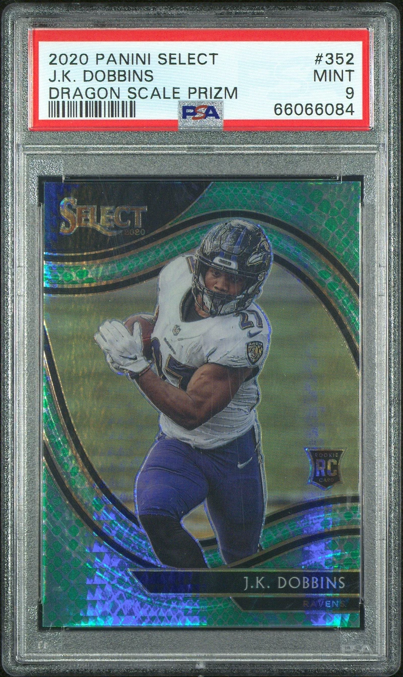 2020 Panini Select 352 J.k. Dobbins PSA 9