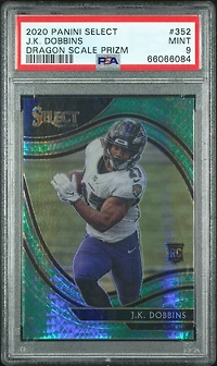 2020 Panini Select 352 J.k. Dobbins PSA 9
