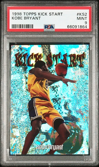 1998 Topps Kick Start Ks2 Kobe Bryant PSA 9