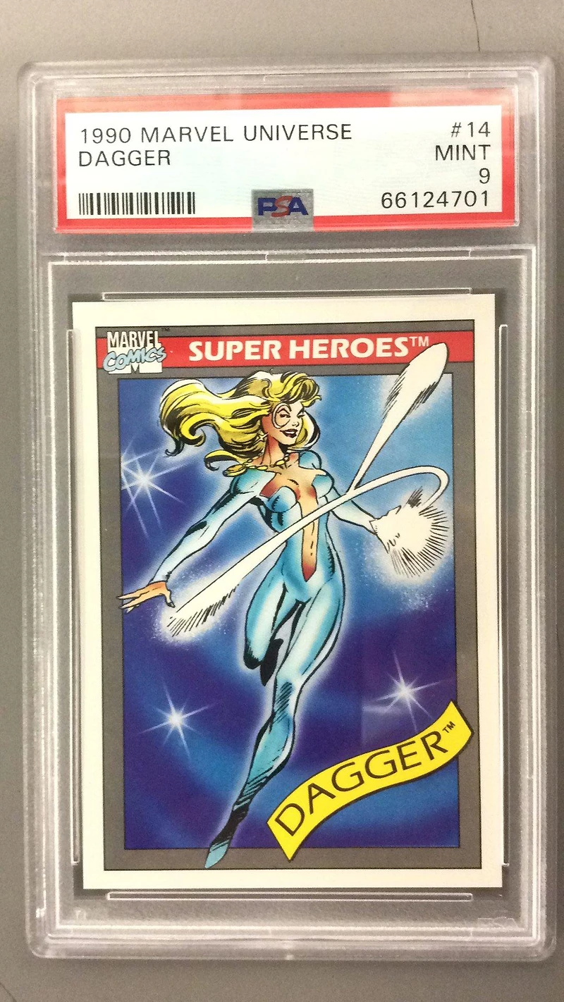 1990 Marvel Universe 14 Dagger PSA