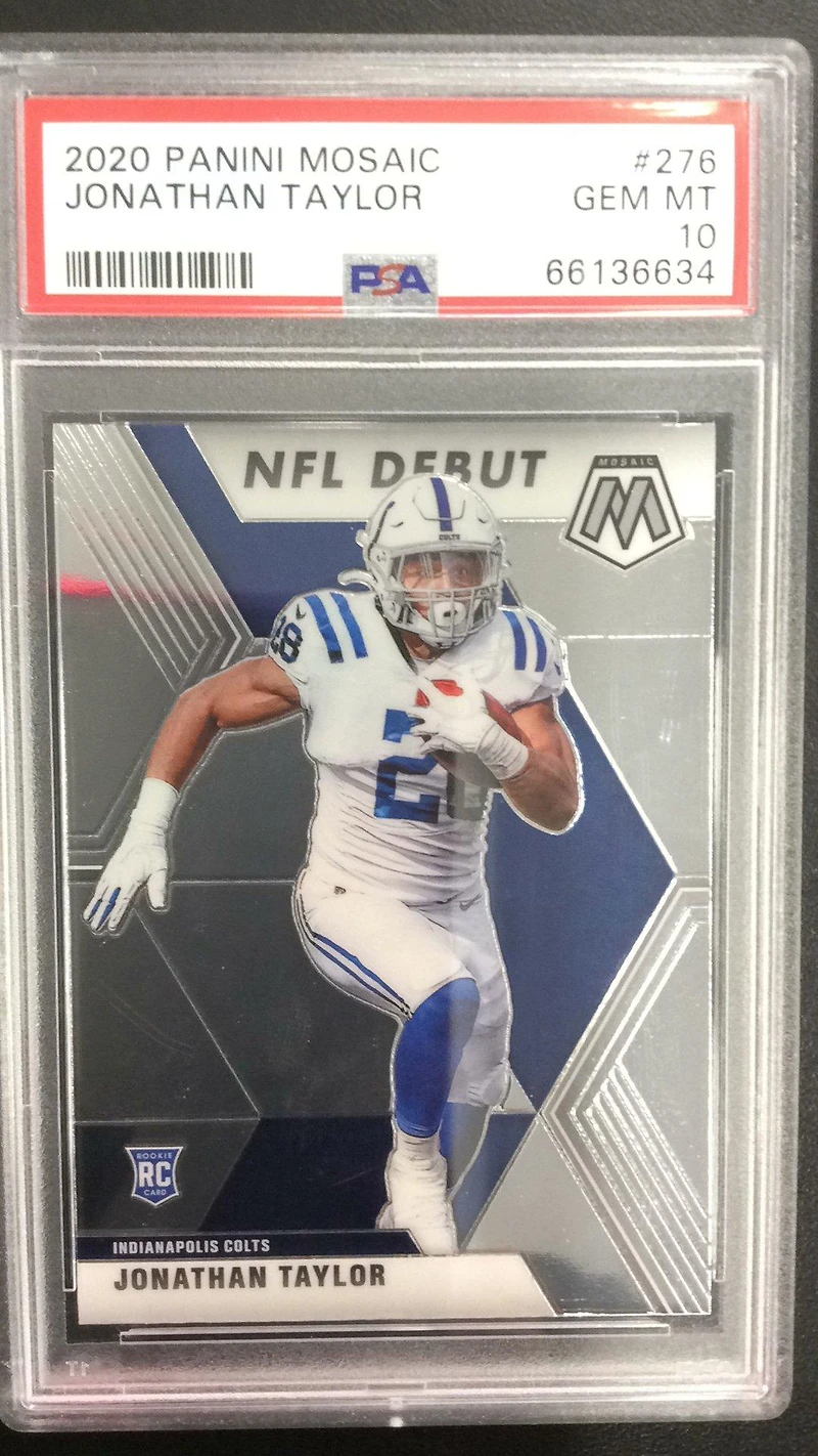 2020 Panini Mosaic 276 Jonathan Taylor PSA 10