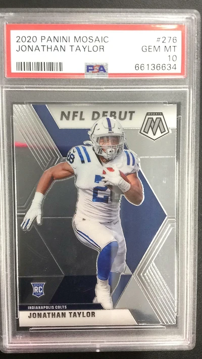 2020 Panini Mosaic 276 Jonathan Taylor PSA 10