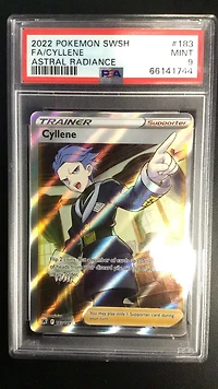 2022 Pokemon Sword & Shield Astral Radiance 183 Full Art/cyllene PSA 9
