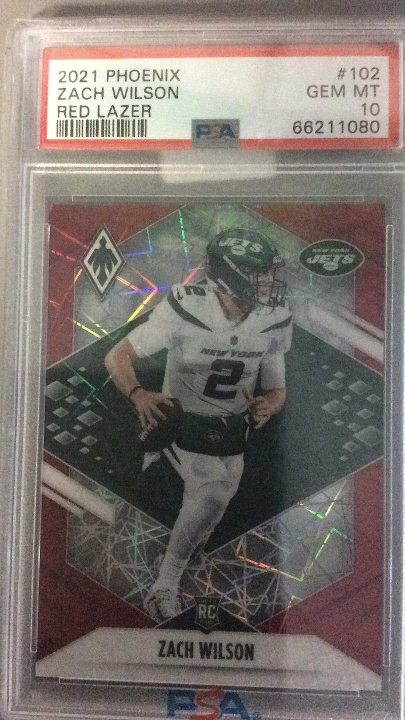 2021 Panini Phoenix 102 Zach Wilson PSA 10