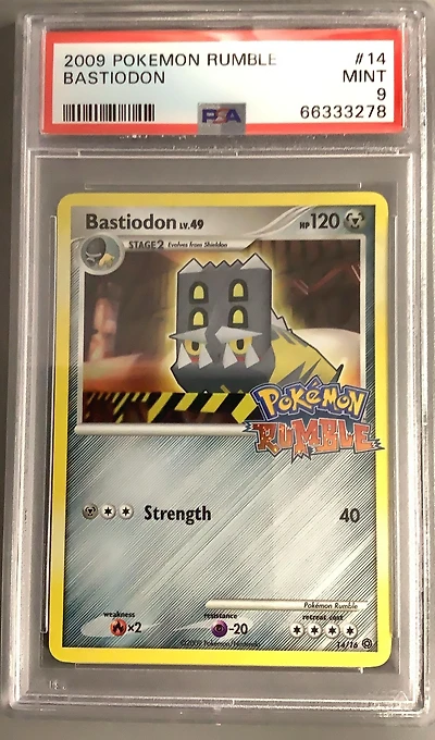2009 Pokemon Rumble 14 Bastiodon PSA