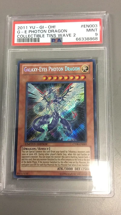 2011 Yu-gi-oh! Collectible Tins Wave 2 En003 Galaxy-eyes Photon Dragon PSA 9