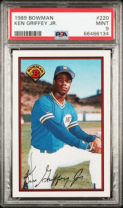 1989 Bowman 220 Ken Griffey Jr. PSA 9