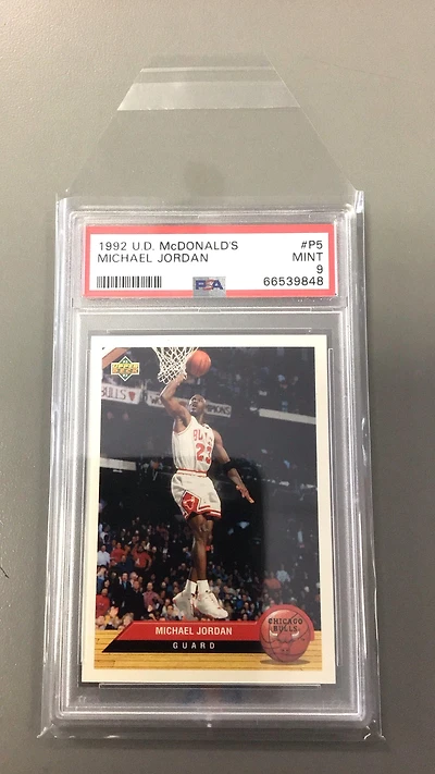 1992 Upper Deck Mcdonald's P5 Michael Jordan PSA