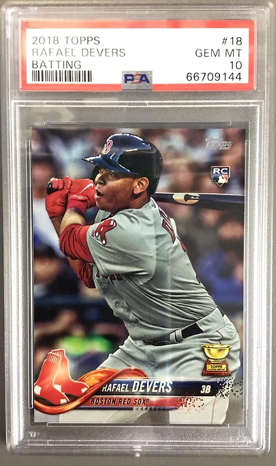 2018 Topps 18 Rafael Devers PSA 10