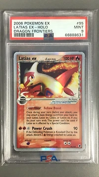 2006 Pokemon Ex Dragon Frontiers 95 Latias Ex PSA 9