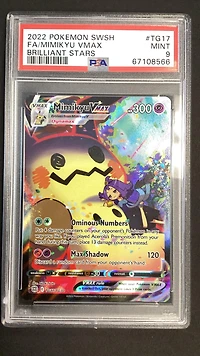 2022 Pokemon Sword & Shield Brilliant Stars Tg17 Fa/mimikyu Vmax PSA