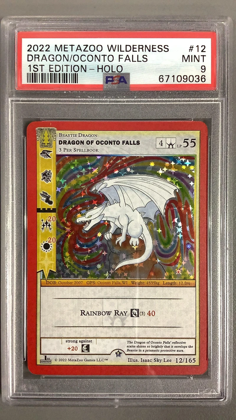 2022 Metazoo Wilderness 12 Dragon/oconto Falls PSA 9