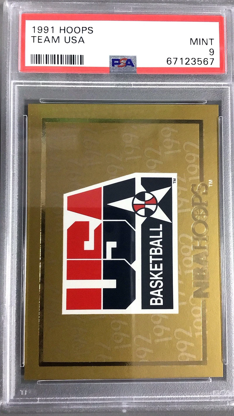 1991 Hoops null Team Usa PSA 9