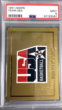1991 Hoops null Team Usa PSA 9