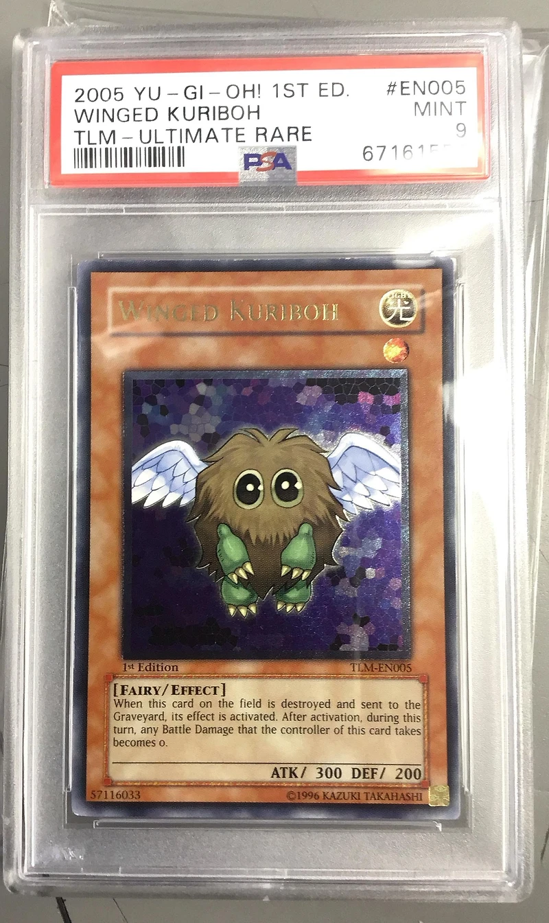 2005 Yu-gi-oh! Tlm-the Lost Millennium En005 Winged Kuriboh 1st Edition-ultimate Rare PSA 9