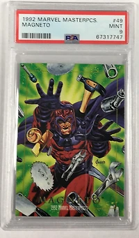 1992 Marvel Masterpieces 49 Magneto PSA 9