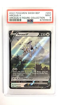 2022 Pokemon Swsh Black Star Promo 204 Arceus V PSA 9