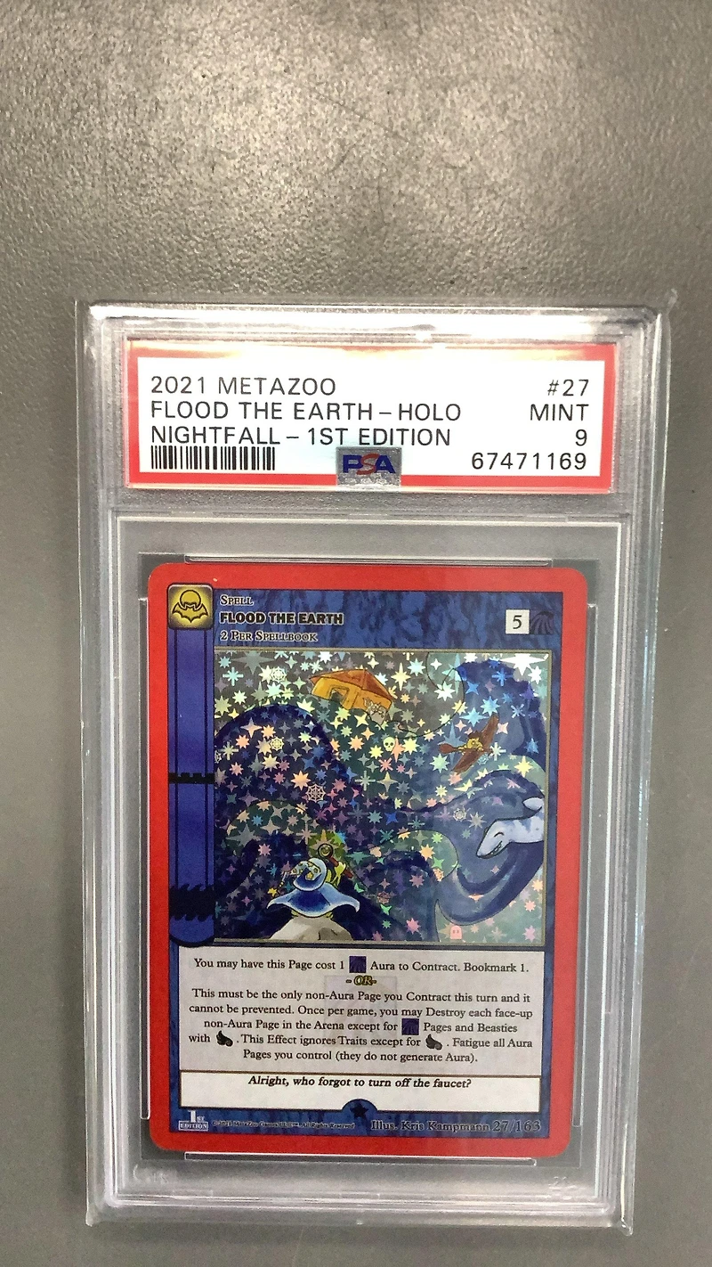 2021 Metazoo Nightfall 27 Flood The Earth PSA 9