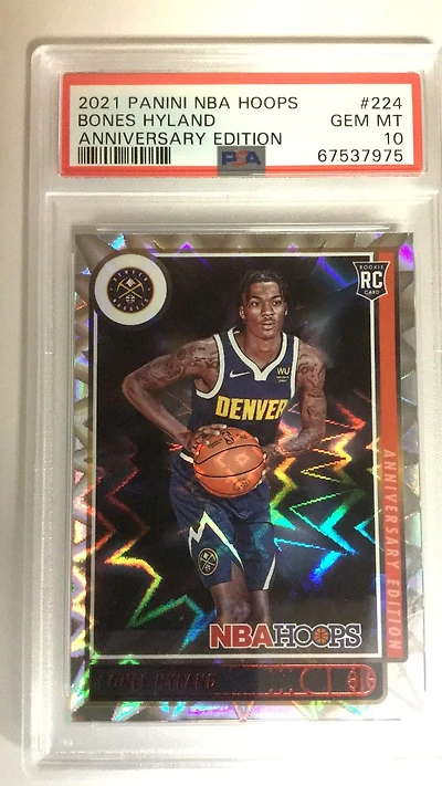 2021 Panini Nba Hoops 224 Bones Hyland PSA 10