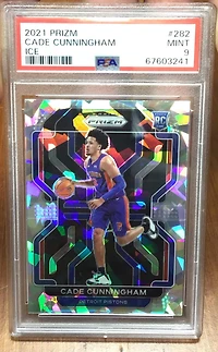 2021 Panini Prizm 282 Cade Cunningham Ice PSA 9