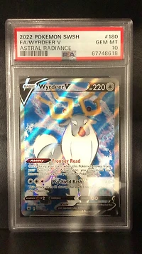 2022 Pokemon Sword & Shield Astral Radiance 180 Full Art/wyrdeer V PSA 10