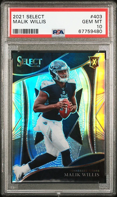 2021 Panini Select 403 Malik Willis PSA 10
