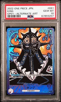 2022 One Piece Japanese Romance Dawn King Alternate Art PSA 10