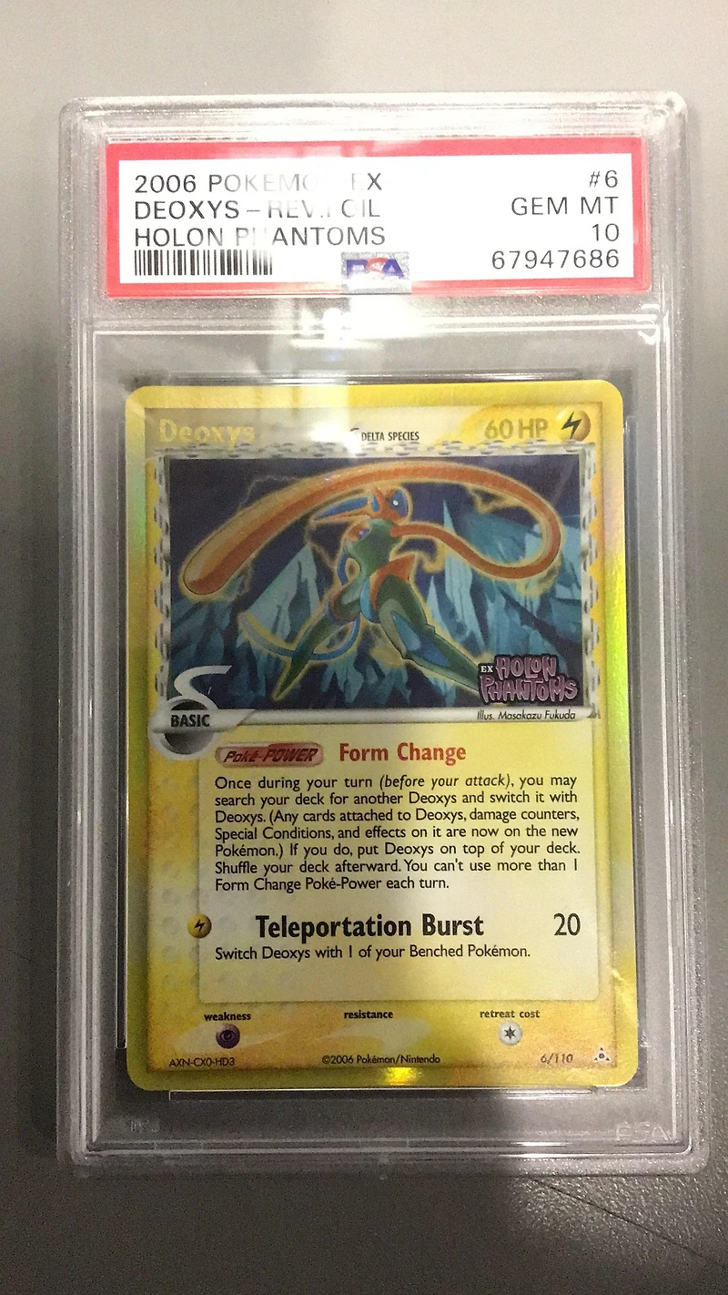 2006 Pokemon Ex Holon Phantoms 6 Deoxys PSA 10