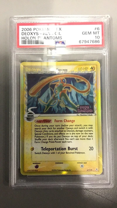 2006 Pokemon Ex Holon Phantoms 6 Deoxys PSA 10