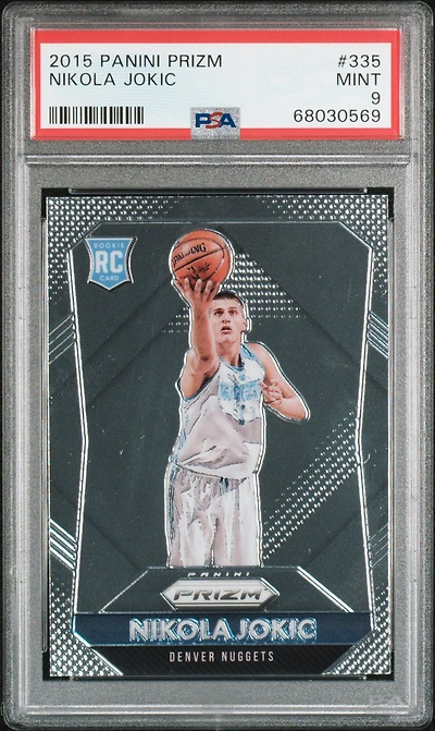 2015 Panini Prizm 335 Nikola Jokic PSA 9