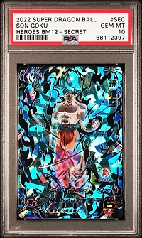 2022 Super Dragon Ball Heroes Big Bang Mission 12 Sec Son Goku Secret PSA 10