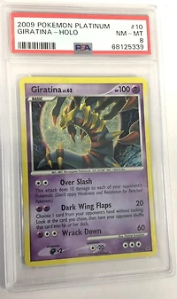 2009 Pokemon Platinum 10 Giratina-holo PSA 8