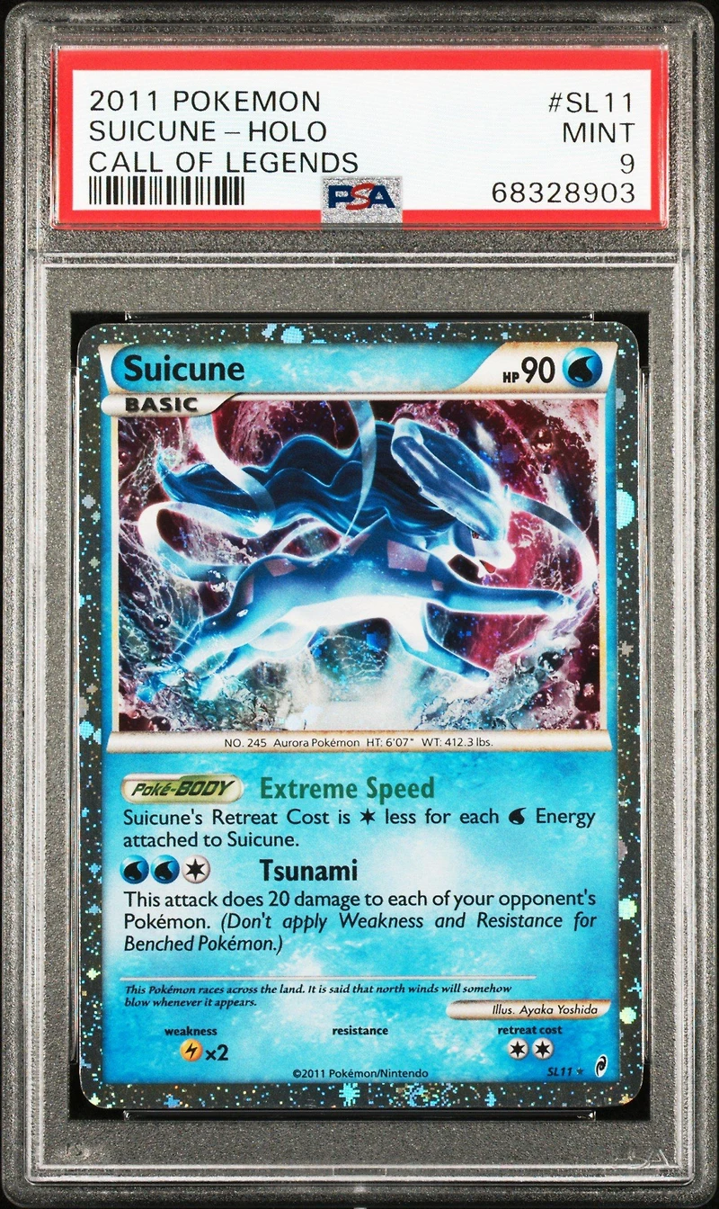 2011 Pokemon Call Of Legends Sl11 Suicune-holo PSA