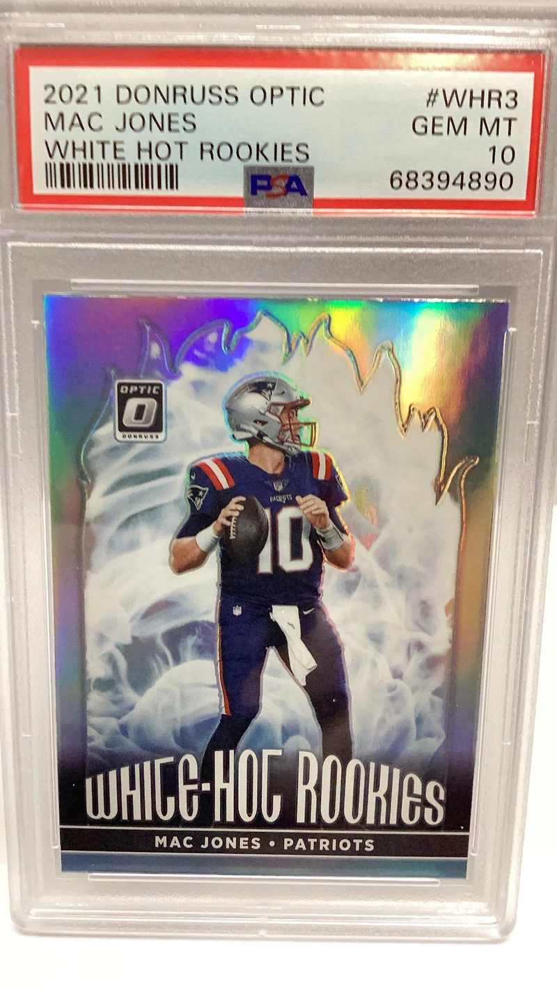 2021 Panini Donruss Optic White Hot Rookies Whr3 Mac Jones PSA 10